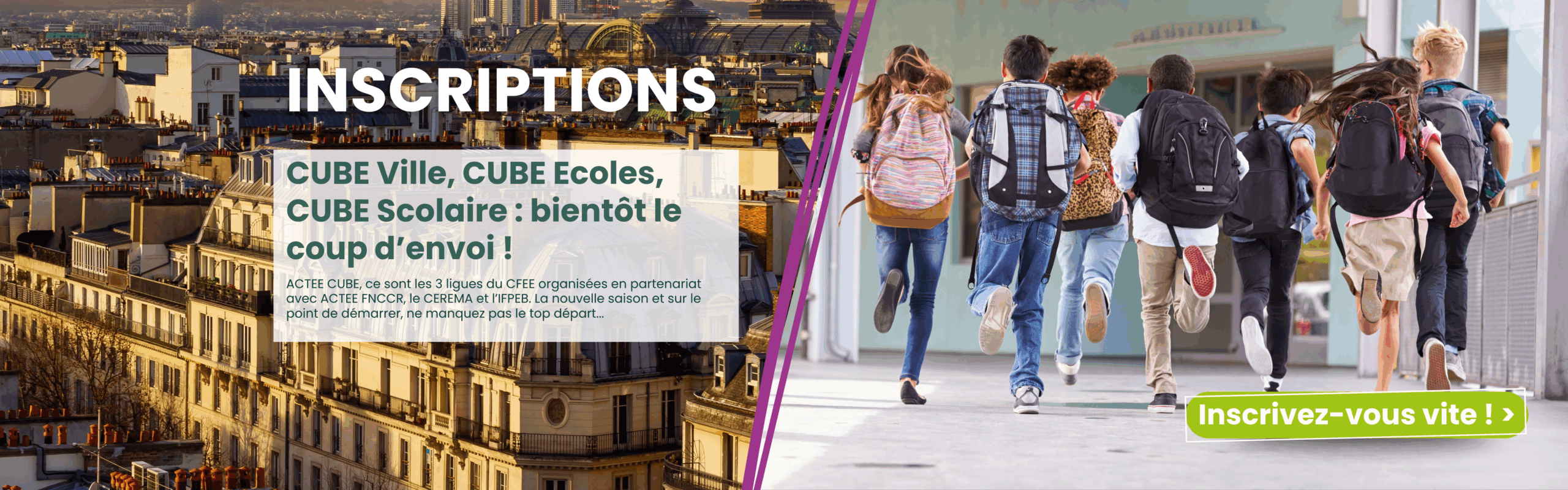 INSCRIPTIONS CUBE ACTEE