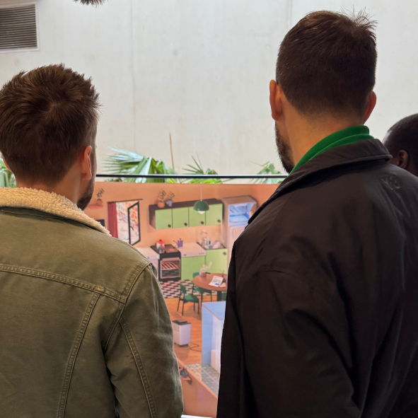 Journée terrain du coach Nikola Karabatic : à la rencontre des résidents à Asnières